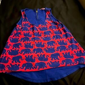 Size medium lilly Pulitzer elephant print tank